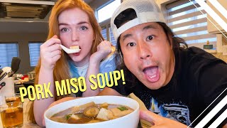 THE BEST Home Made MISO Soup Recipe Mudda Hungry [upl. by Lered]