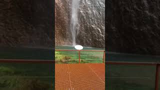 Waterfall on Uluru during the Rain [upl. by Meirrak]