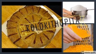 Best Kolokithopita  Greek Pumpkin Strudel  part 1 [upl. by Ailad]