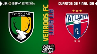 Resumen  Venados FC 0  2 Atlante  Cuartos De Final IDA – Grita México A21 [upl. by Eecram]