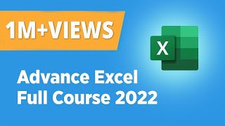 Advanced Excel Full Course 2022  🔥Advanced Excel Functions  MS Excel 19 Training  Simplilearn [upl. by Dail]