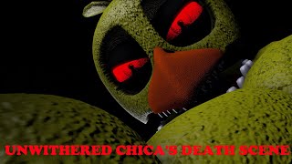 SFM FNaF Unwithered Chicas Death Scene [upl. by Filberte]