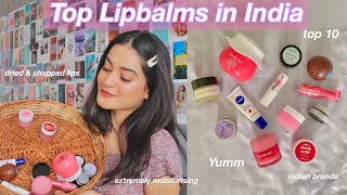 Top Lip balms in India for dried and chapped lips  clear and tinted lip balms nishkabhura [upl. by Lamori]