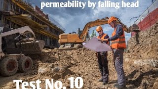 Geotechnical Engineering Practicalpermeability by falling head test 10 [upl. by Akzseinga]