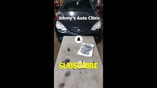 Valve Stem Repair  Leaky Tire Diagnosis  20555R16  2002 Acura RSX Type S  short [upl. by Amsab]