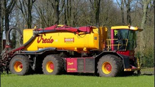 Bemesten met Vredo VT3936 Loonbedrijf Wesseling Vlagtwedde [upl. by Anyotal]