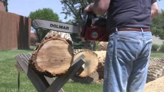 Dolmar 5105 Chainsaw Ported [upl. by Kciremed]