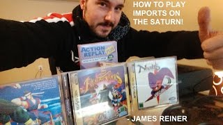 How To Play Imports on a Sega Saturn via Action Replay [upl. by Tymothy]