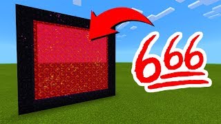 How To Make A Portal To The 666 Dimension in Minecraft [upl. by Nylirek147]