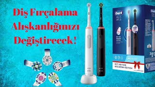 OralB Pro 3 Şarjlı Diş Fırçası Kutu Açılımı İncemele ve Deneyim Videosu [upl. by Rimma635]