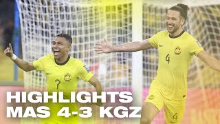 Highlights Malaysia 43 Republik Kyrgyz  16 November 2023 [upl. by Sander]