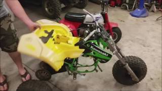 KX65 Trike Conversion Begins [upl. by Nolad663]