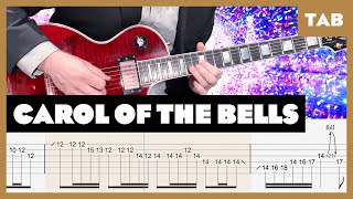 TransSiberian Orchestra  Carol of the Bells  Savatage Guitar Tab  Lesson  Cover  Tutorial [upl. by Elocn847]