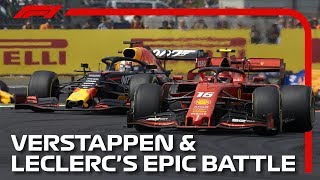 Verstappen And Leclercs Epic Silverstone Battle  2019 British Grand Prix [upl. by Karlie]