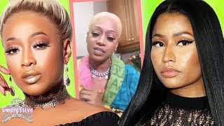 Trina addresses the drama with Nicki Minaj and checks her own team [upl. by Soalokin]