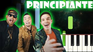 Ganas de Vivir  Kike Pavón ft Alex Zurdo y Manny Montes  Piano tutorial para principiante [upl. by Underwood]