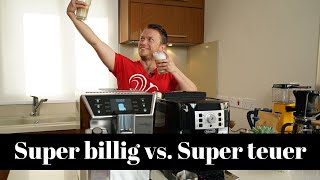 Das Duell der Kaffeevollautomaten  Super billig vs super teuer [upl. by Icam692]