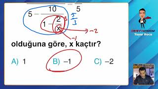 Set 182 TYT Etkili Matematik Soru Bankası Video Çözümü yasarhocamathman [upl. by Lanaj714]