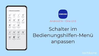 Schalter im BedienungshilfenMenü anpassen  Samsung Android 14  One UI 6 [upl. by Natsrik]