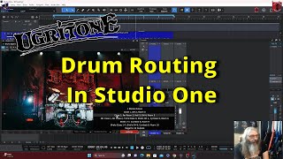 Ugritone Drums Rounting Options And How To Set Them Up In Studio One [upl. by Henghold]