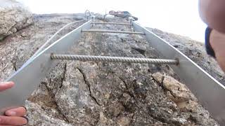 Ferrata ex Brizio oggi quotdei Ginepriquot  Gran Sasso  8 settembre 2018 video in HD [upl. by Ambie]