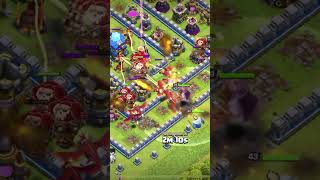 Log launcher dragon townhall takedown 6 clash of clans [upl. by Yelhs]