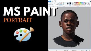 How I Paint Portraits in MS Paint [upl. by Ario]