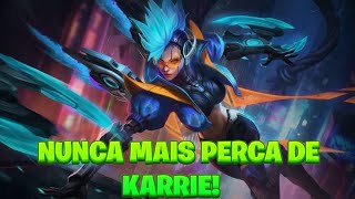 KARRIE DOMINANTE NA RANKED O ELO VAI SUBIR  MOBILE LEGENDS [upl. by Aralk622]