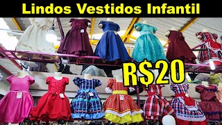 MODA CENTER SANTA CRUZ VESTIDOS INFANTIL ARRUMADOS E XADREZ DIRETO DE FÁBRICA [upl. by Nawoj]