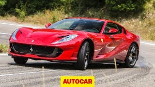 Ferrari 812 Superfast review  New 800hp supercar tested  Autocar [upl. by Madelena]