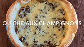 Quiche aux Champignons VÉGÉTARIENNE [upl. by Repsaj]