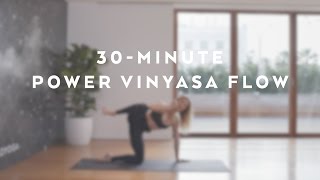 30Minute Power Vinyasa Flow with Caley Alyssa [upl. by Boesch]