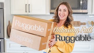 NEW FALL Ruggable Rugs  Unbox amp Decorate With Me [upl. by Alletniuq]