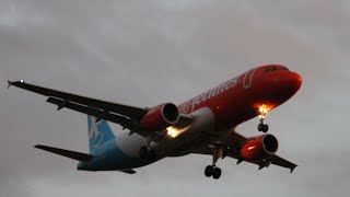 JetLines Beautiful Sunset Arrival Into Ottawa planespotting yow aviation [upl. by Aivat]