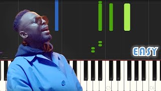 Dadju  Donne Moi lAccord ft Burna Boy  EASY PIANO TUTORIAL by Synthly [upl. by Ednutey]