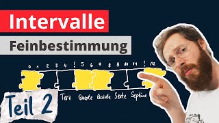 INTERVALLE BESTIMMEN • Klein groß vermindert übermäßig oder rein  TEIL 2 [upl. by Andriana412]