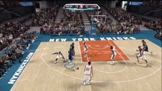 NBA 2K10 Grizzlies Vs Knicks Hall of Fame Gameplay [upl. by Wolfe]