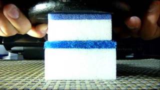 Mr clean magic eraser vs WipeOut Eraser  NaNoFiber [upl. by Nirred]