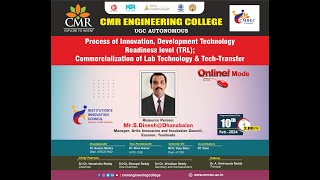 Process of Innovation Development Technology Readiness Level TRL CMREC Hyd [upl. by Bailey144]