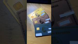 ALL 3 AMEX GOLD CARD DESIGNS amexgold amexrosegold amexwhitegold creditcard asmr finance [upl. by Maurene]