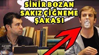 MİDE BULANDIRAN SAKIZ ÇİĞNEME ŞAKASI [upl. by Azerila]