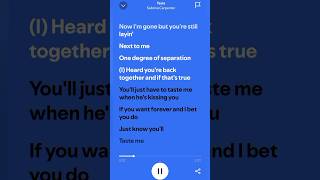 Taste  Sabrina Carpenter Lyrics [upl. by Thar]