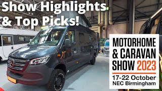 Our favourites from the 2023 Motorhome and Caravan Show  NEC [upl. by Ange348]