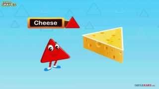 Lets Learn About the TRIANGLE SHAPE Math for Kids [upl. by Flagler]