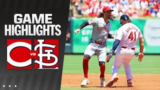 Reds vs Cardinals Game Highlights 63024  MLB Highlights [upl. by Tichon786]