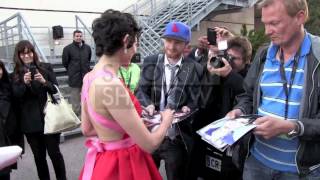 Audrey tautou coming out of Palais des festivals in Cannes [upl. by Morell]