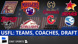 USFL Who The USFL Teams Are Coaches Notable Players amp Schedule For United States Football League [upl. by Aniras720]