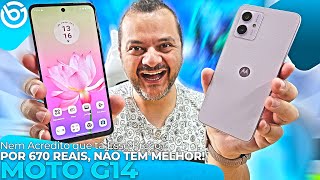 MOTO G14  Por 670 Reais NÃO TEM MELHOR [upl. by Giulietta]