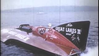 1953 Gold Cup Regatta Unlimited hydroplanes [upl. by Quar]