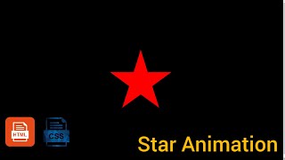 Star Animation Using HTML amp CSS  CSS Animation  Clipath codewithsirohiya html css animation [upl. by O'Conner307]